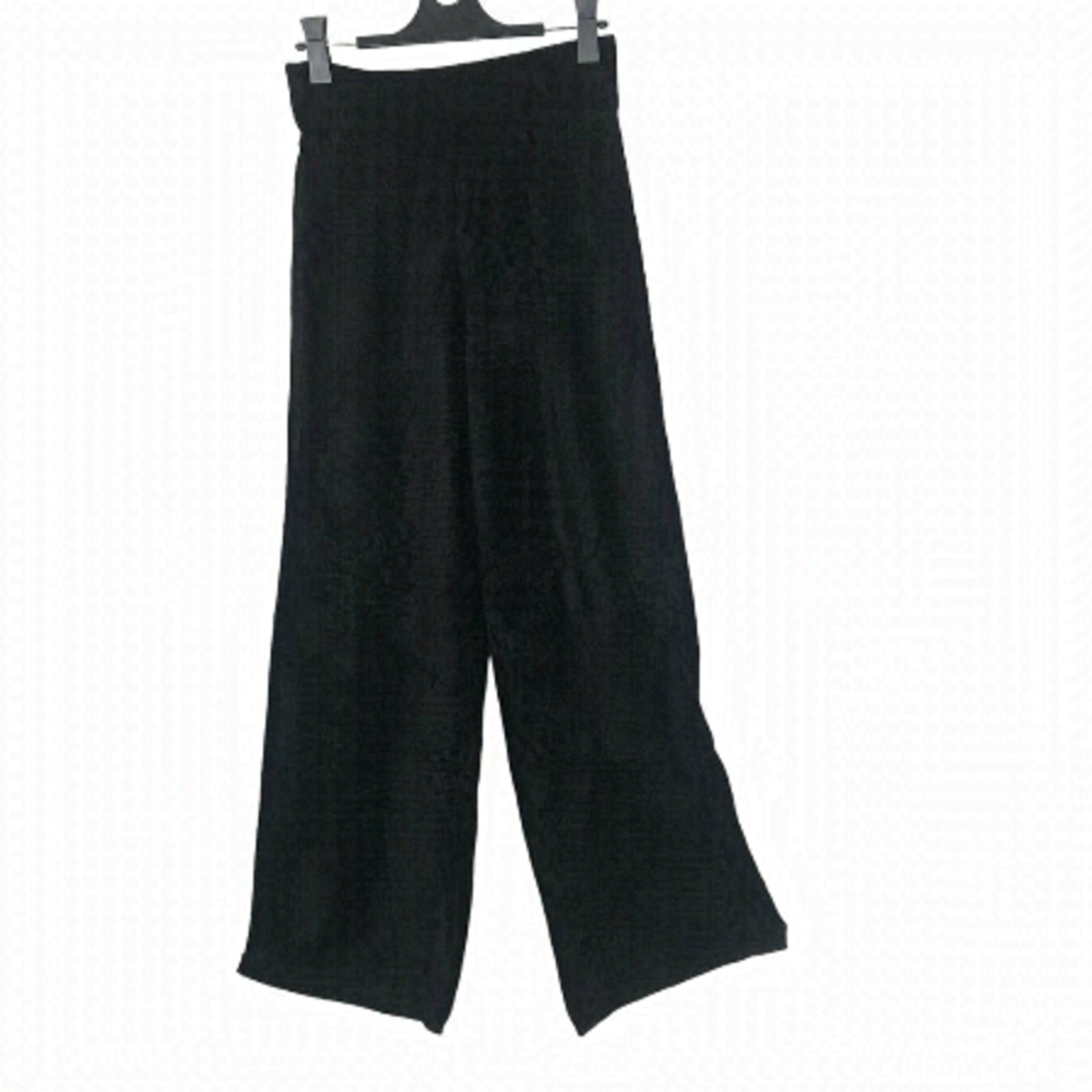 ARITZIA The Group By Babaton  Black Wide Leg Elastic Waist Pull On Pants Size S